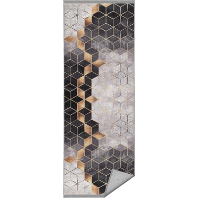 Mila Home Килим в сиво и златисто 80x200 cm - Mila Home (HaliDik-Deluxe-11207-80x200)