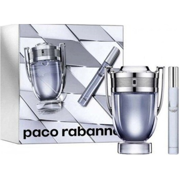 Paco Rabanne Invictus Gift Set - EDT 100 ml + EDT 20 ml за мъже