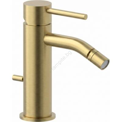 PAFFONI - Смесител за биде + изпускател LIGHT четкано злато (PF0146)