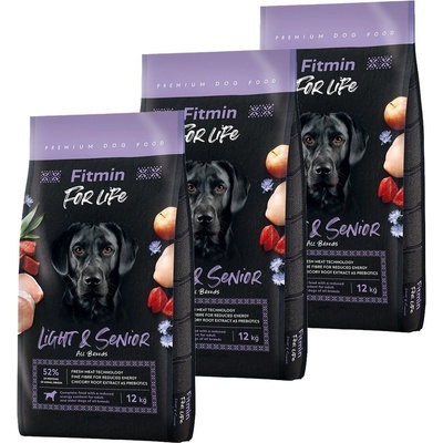 Fitmin For Life Light & Senior 3 x 12 kg