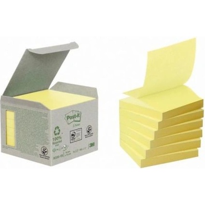 Z-Bločky Post-it recyklované 76x76mm žlté