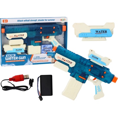 LEAN TOYS Vodná pištoľ Puška na batérie M416 500ml dosah 8-10m