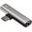 Akyga Адаптер Akyga USB тип C /USB тип C /Жак 3, 5 мм Сив AK-AD-71 (AK-AD-71)