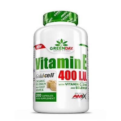 Amix GreenDay Vitamin E 400 I.U. LIFE, Balenie 200 kps