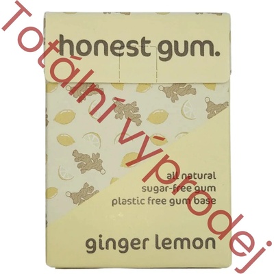 Honest Gum zázvor citrón přírodní žvýkačky 12 ks