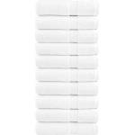 vidaXL Премиум кърпи за баня SOLUND 10 бр бели 70x140 см 600 gsm (137130)