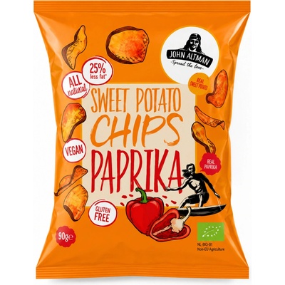 John Altman Batátové chipsy paprikové 90 g