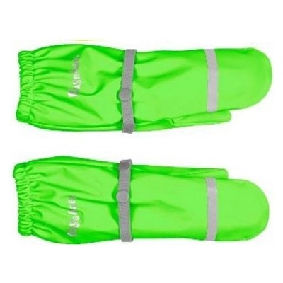 Playshoes dětské zateplené rukavice do deště neonově zelené