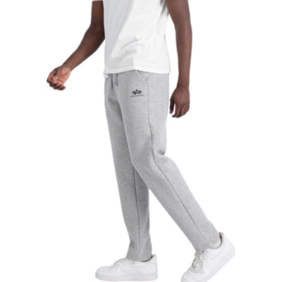 Alpha Industries tepláky pánske Basic Jogger SL S Leg grey heather