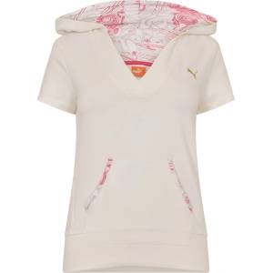 PUMA Puma Ft Short Sl Hood Sweat Womens - White