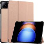 GKK Калъф за Xiaomi Pad 6s Pro 12.4", Tri-Fold Leather Case, Златист (5906602053922)
