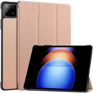 GKK Калъф за Xiaomi Pad 6s Pro 12.4", Tri-Fold Leather Case, Златист (5906602053922)