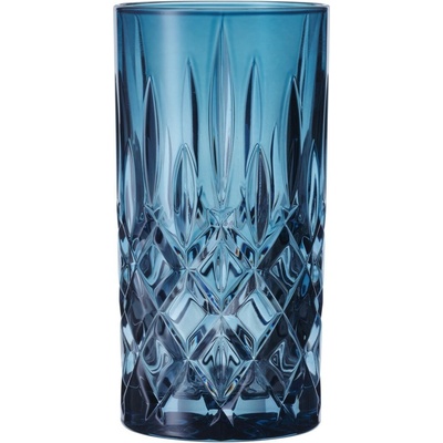 Nachtmann Pohár na long drink nápoje NOBLESSE COLORS modrý 2 x 395 ml