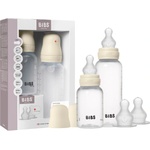 Bibs Комплект РР бебешки бутилки с аксесоари Bibs - Ivory, силикон, 150 + 270 ml, 2 броя (50181216) - ozone