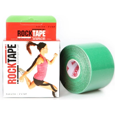 RockTape kineziologický tejp zelená 5 cm x 5 m