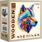 Wooden City Дървен пъзел Wooden City, 250 части - Вълк (HE 0170-L)