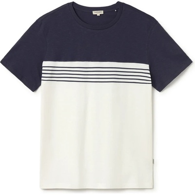 TWOTHIRDS Мъжка тениска TWOTHIRDS Plavi T-shirt - Ecru / Navy - размер XL (216-7655-0214)