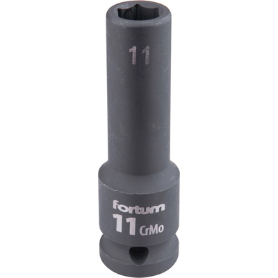 Fortum машинна (ударна) муфа 1/2", 11 mm, L 78 mm, почернена, FORTUM