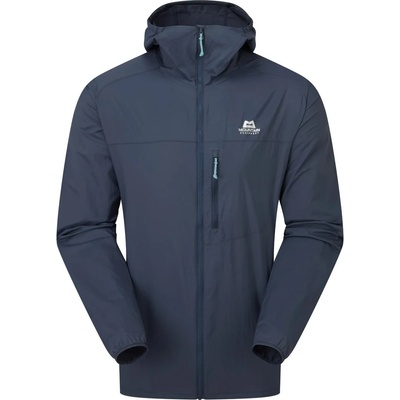 Mountain Equipment Мъжко ветрозащитно яке Mountain Equipment Aerofoil Hooded Jacket Windproof jacket - Blue Nights (018-0365-0212)