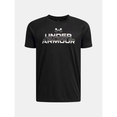 Under Armour UA Tech Split Wordmark SS Тениска за момчета Under Armour | Cheren | Момчешки | 128/134