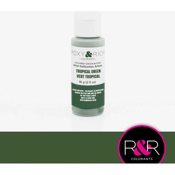 Roxy and Rich Kakaové maslo farbené tropická zelená 56 g