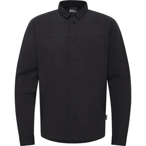 Jack Wolfskin Мъжка риза с копчета Jack Wolfskin Sierra Canyon L/S Shirt - Black - размер 3XL (033-3071-0116)