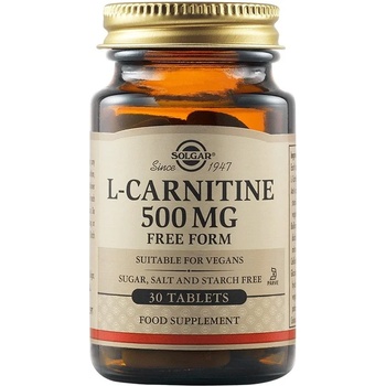 Solgar L-Carnitine, 500 mg, 30 таблетки, Solgar