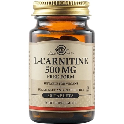 Solgar L-Carnitine, 500 mg, 30 таблетки, Solgar