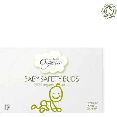 SIMPLY GENTLE Organické detské vatové tyčinky 60 ks