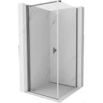 Mexen Mist-B плъзгаща се душ кабина 85 x 85 см, прозрачна, четково оръдие сиво (8A2T-085-085-66-00)