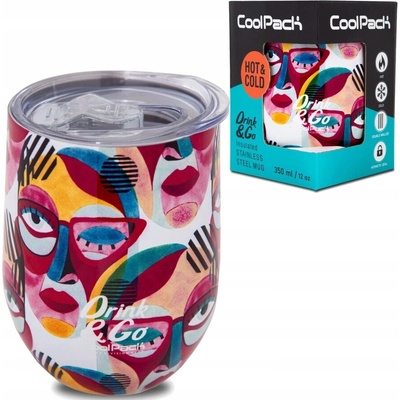 CoolPack termohrnček 350 ml nehrdzavejúca oceľ Cinco