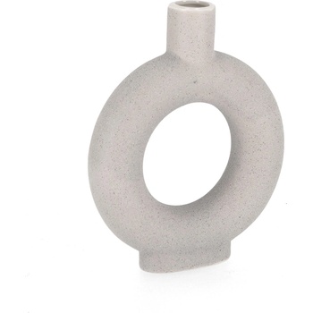 ELMARK Bizzotto ДЕКОРАТИВНА ВАЗА lytir 23cm СИВА (0500436)