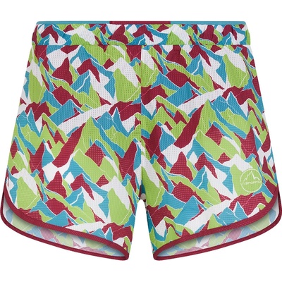 La Sportiva dámské kraťasy Timing Short W Plum/Lime Green