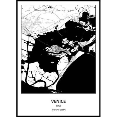 Jen tak z lásky Plakát Mapa města (více variant měst) Rozměr plakátu: 40 x 50 cm, Město: Venice