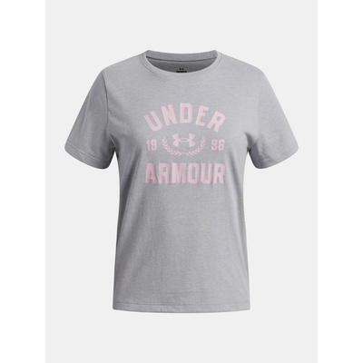 Under Armour dívčí tričko Varsity šedá