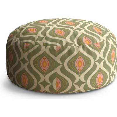Sablio Taburet Circle Retro ornament: 38x48 cm
