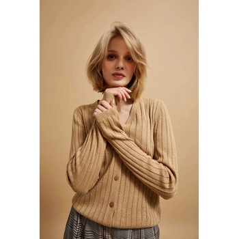 Moodo Суитшърт с метална нишка Moodo Moodo | Bezhov | ЖЕНИ | XS