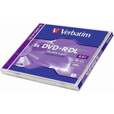 Verbatim DVD+R 8,5GB 8x, jewel, 1ks (43540) – Sleviste.cz