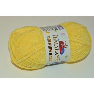 Himalaya Příze Dolphin baby 80302 světle žlutá