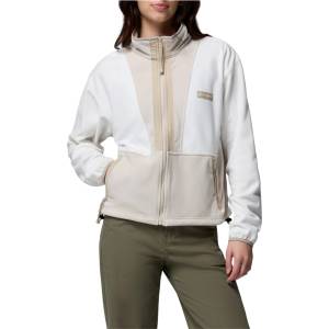 Columbia Дамско поларено яке Columbia Women's Backbowl II Full Zip Fleece Fleece jacket - Sea Salt / Dark Stone / Ancient Fossil (105-6132-1013)