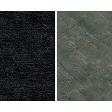 Polyform obkladová deska oboustranná abstrakt černý/kámen zelený 10x640x4100 mm