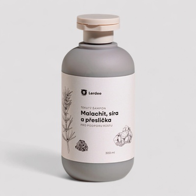 Lerdee šampon pro podporu růstu Malachit, síra a přeslička 300 ml