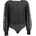 DESIGUAL Дамско боди с дълги ръкави desigual, xl, Черен (22swbw47_nero_2000)