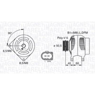 generátor MAGNETI MARELLI 063731542010