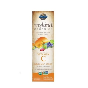 Garden of Life Mykind Organics Vitamin C Био спрей, Витамин С в спрей, портокал и мандарина, 58 мл
