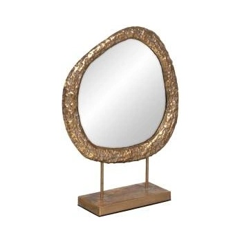 BigBuy Огледало със Скоба за Монтиране Златен Кристал 49 x 13 x 62, 5 cm