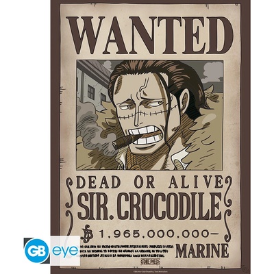 ONE PIECE - Poster Chibi 52x38 - Wanted Crocodile Wano, GBYDCO640