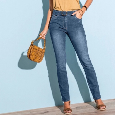 Blancheporte nohavice skrátene dĺžke denim