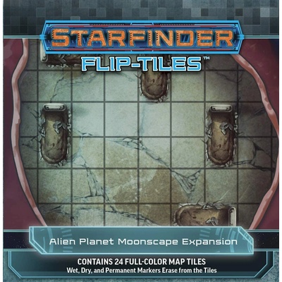 Paizo Publishing Starfinder Flip-Tiles: Alien Planet Moonscape Expansion