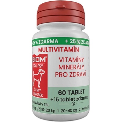 Giom S pes Multivitamín 60 tbl